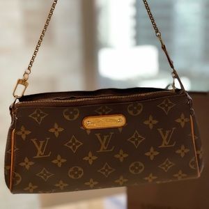 Louis Vuitton Eva Monogram shoulder crossbody with shoulder strap included